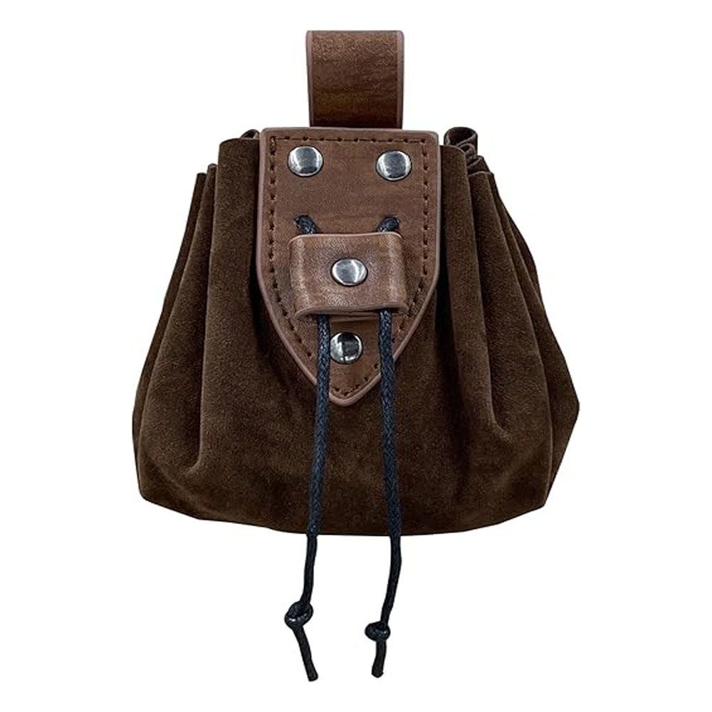 Men'S Accessories Vintage - バイキングスタイル中世風ポーチレザーベルトバッグヴィンテージウエストウォレットレトロベルトポーチ男性用LARPコスプレアクセサリー