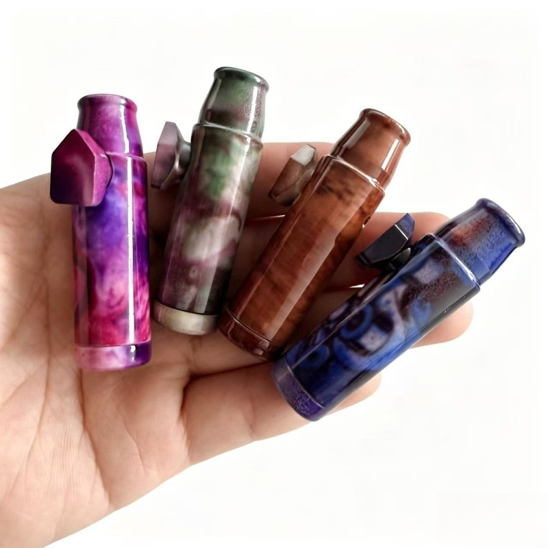 Men'S Accessories Fashion - 4 個 8 個アルミ合金ファッション嗅ぎタバコ瓶金属嗅ぎタバコパイプチューブポータブルさまざまな色喫煙パイプアクセサリー男性ギフト