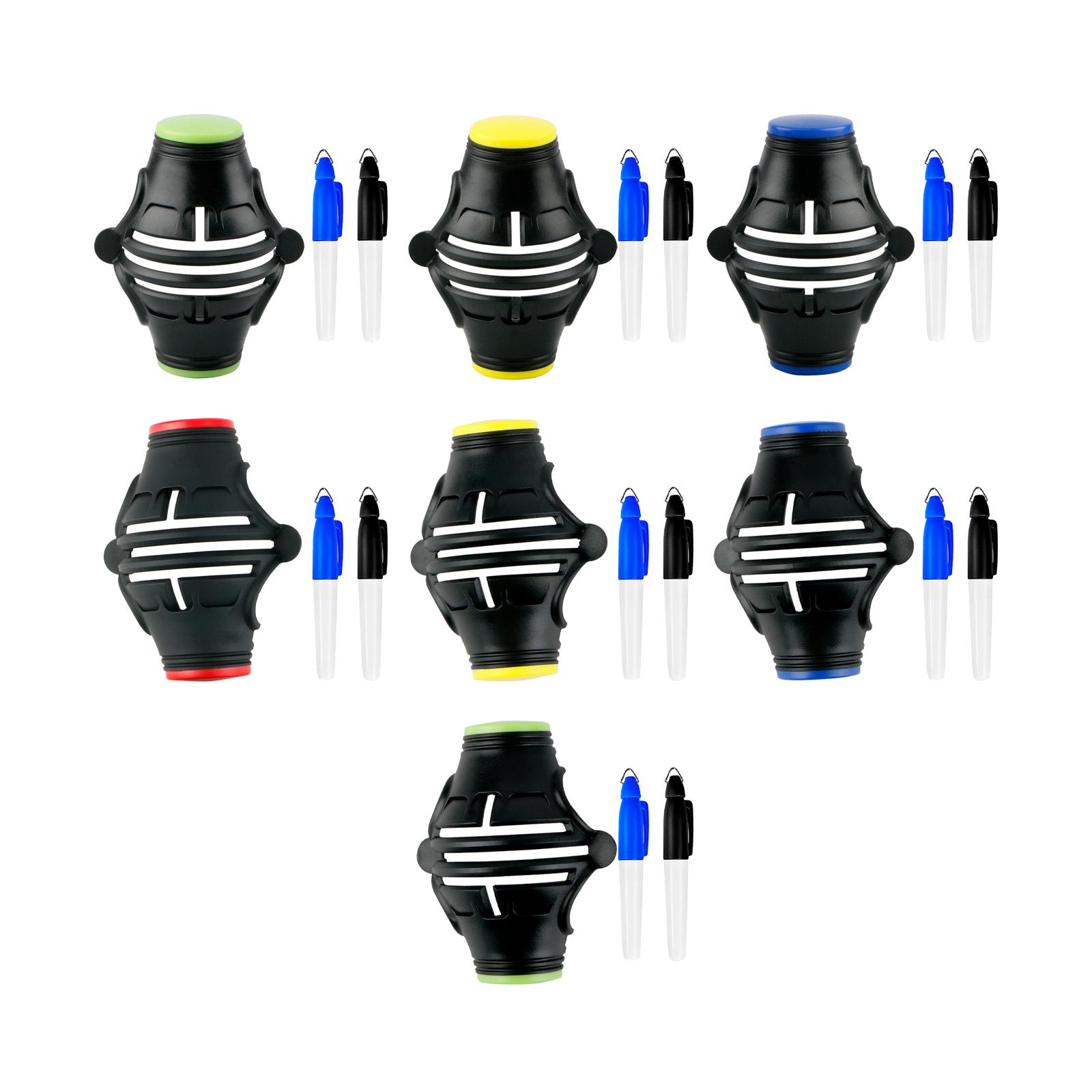 Men Accessories Drawing - ゴルフボールラインライナーマーカーペンセットプラスチック描画テンプレートゴルフアクセサリー子供用女性男性用