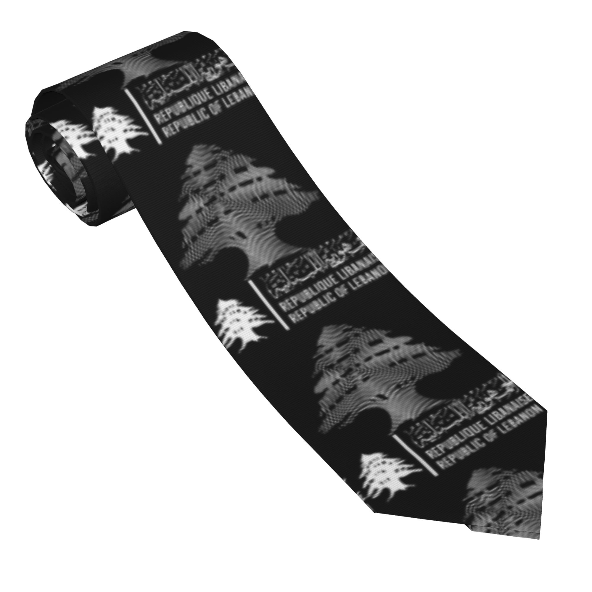 Men Accessories Lebanon - レバノン国旗地図ベイルート杉の木レバノンネクタイレトロトレンディネクタイ男性用結婚式パーティーカラーネクタイネクタイアクセサリー