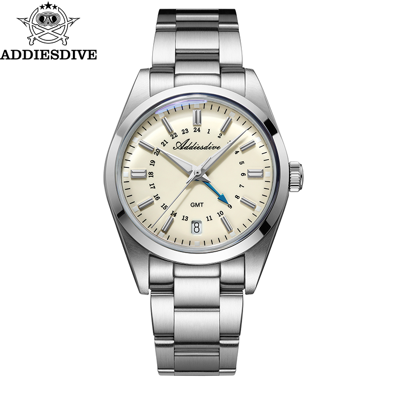 Men'S Accessories Fashion - ADDIESDIVE ホットブランド 36 ミリメートル高級 GMT 腕時計ギフト男性