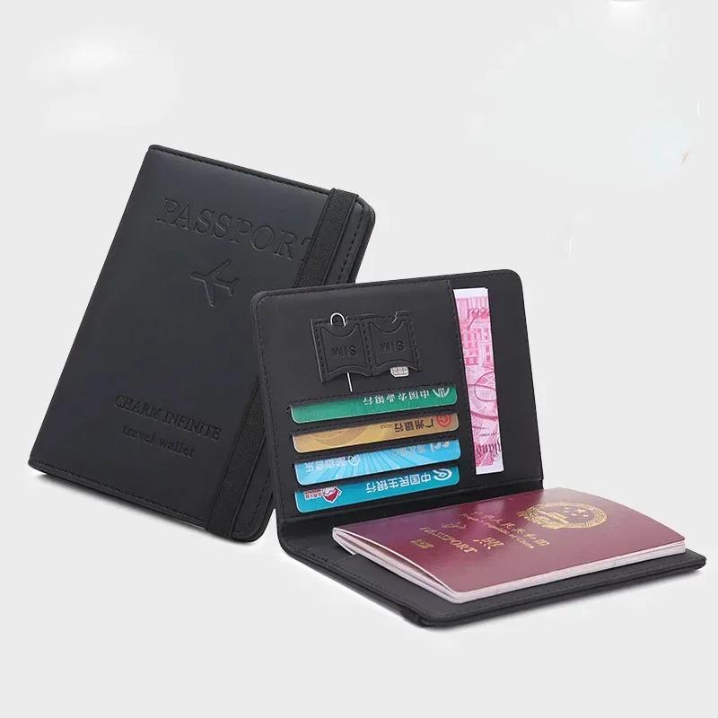 Men'S Accessories Case - 女性男性旅行パスポートホルダーカバーケース Pu レザークレジット ID カードホルダーケースチケット保護財布バッグ