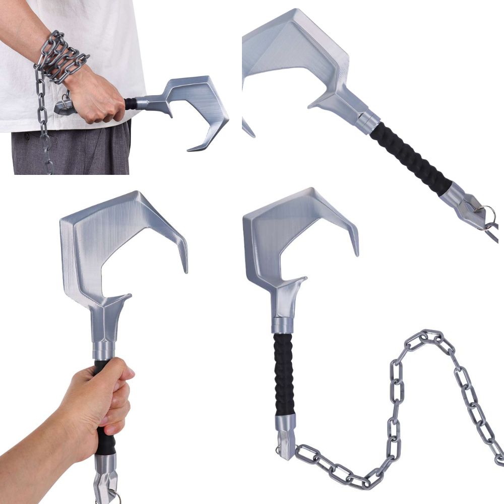 Men Accessories Gift Set - スーパー悪役ウルフロボコスプレフック武器コスチュームアクセサリー大人のロールプレイファンタジア小道具ハロウィンカーニバルギフト用