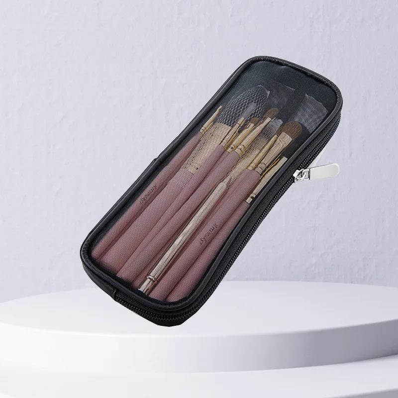 Men'S Accessories Case - 化粧ブラシトラベルケース化粧品トイレタリーバッグオーガナイザー男性女性美容ツールメッシュ Dopp キットポーチ洗浄収納アクセサリー