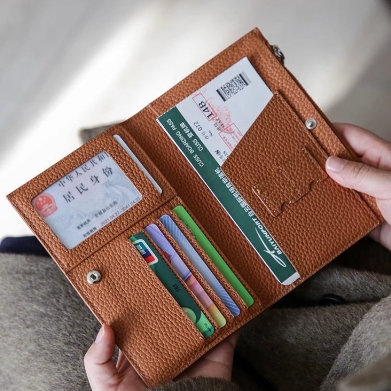 レザーパスポートホルダーカバーケース防水旅行クレジットカード - Men'S Accessories Case のレビューと価格