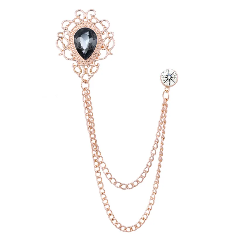 新しいヴィンテージタッセルチェーンラインストーンクリスタルラ - Men Accessories Chain のレビューと価格