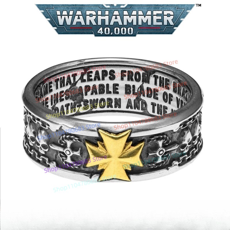 40Kブラックテンプラーズ十字軍誓約指輪 高品質コレクタブル - Men Accessories Gift Set のレビューと価格