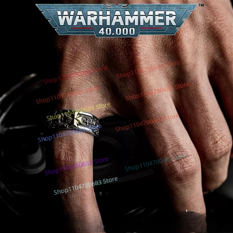 40Kブラックテンプラーズ十字軍誓約指輪 高品質コレクタブル - Men Accessories Gift Set のレビューと価格