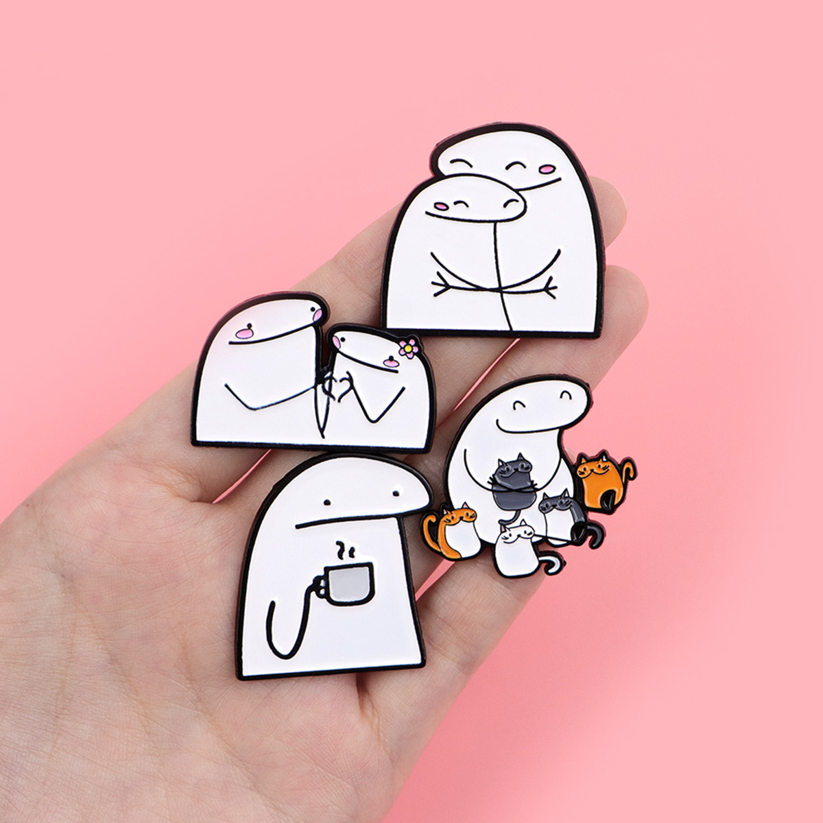 漫画のスティックフィギュア描画ラペルピンバックパック用男性女 - Men Accessories Drawing のレビューと価格