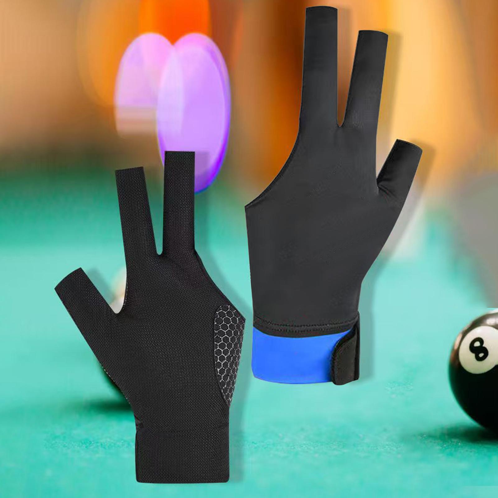 プールグローブ左手用通気性3本指ビリヤードアクセサリー軽量プ - Men Accessories For Hand のレビューと価格