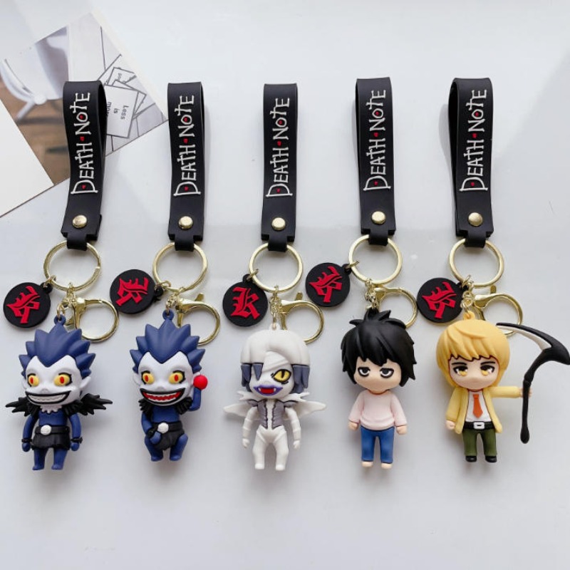 新しいアニメキーホルダー女性男性キーチェーン漫画両面ペンダン - Men Accessories Chain のレビューと価格