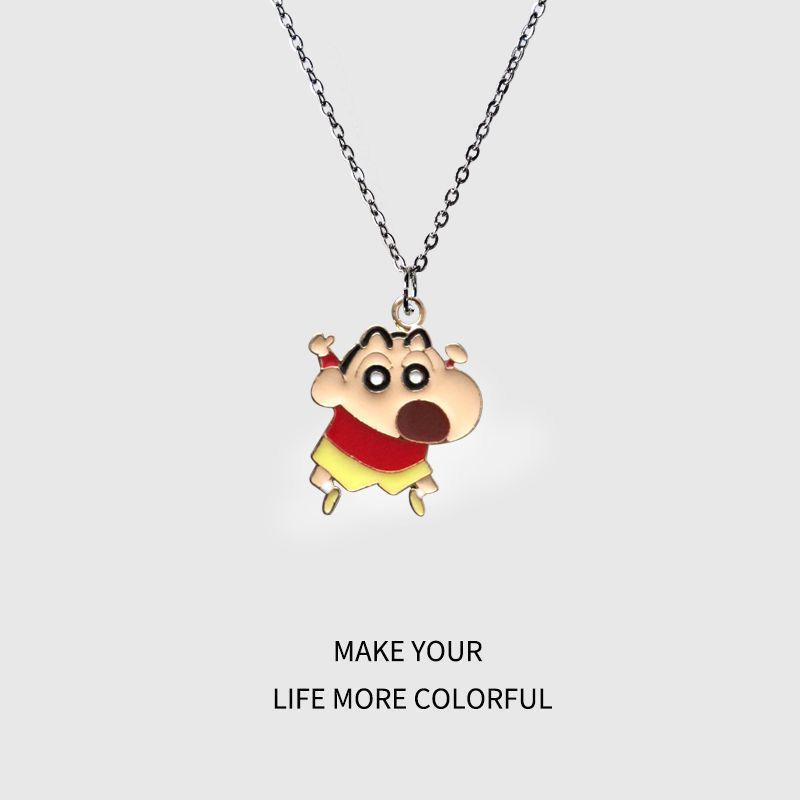 クレヨンしんちゃん漫画ネックレス、かわいい和風、親友、カップ - Men Accessories Gift Set のレビューと価格