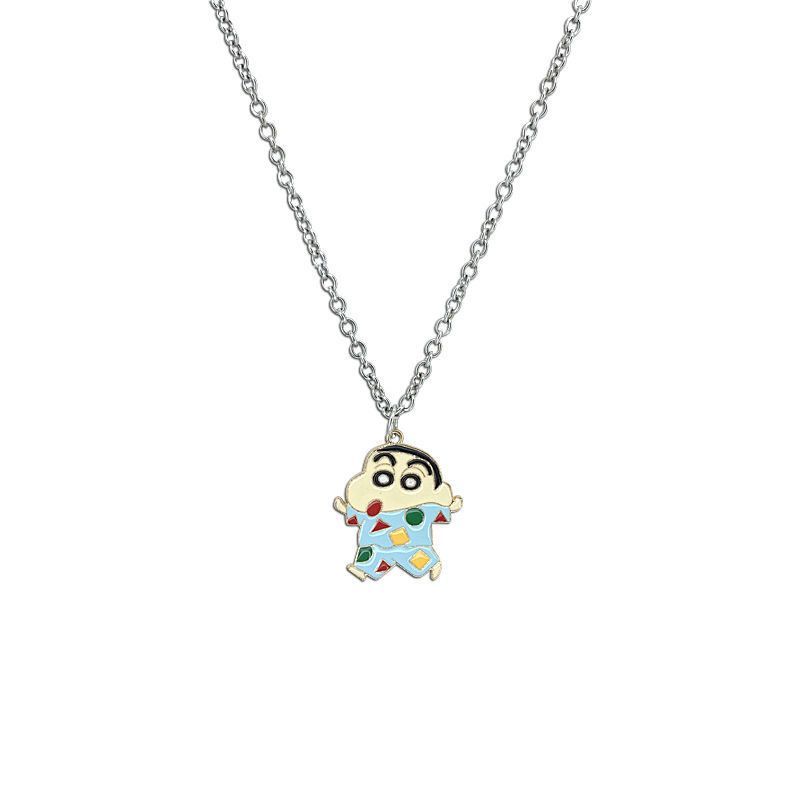 クレヨンしんちゃん漫画ネックレス、かわいい和風、親友、カップ - Men Accessories Gift Set のレビューと価格