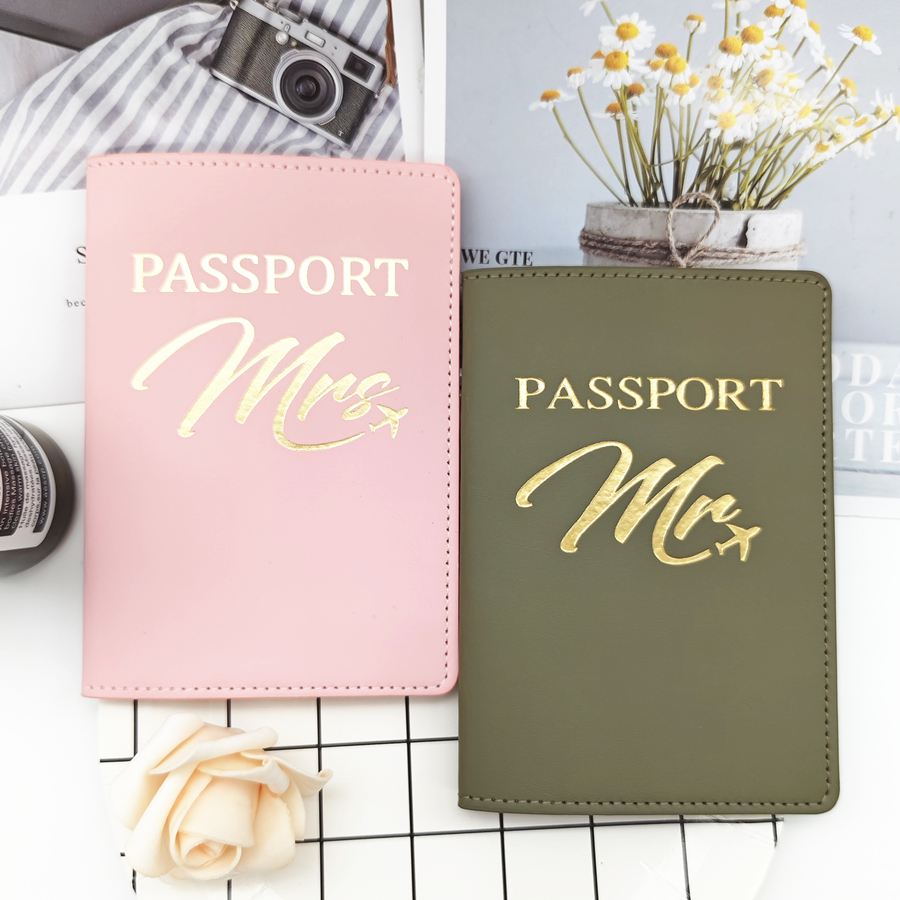 2 個セット Mr/Mrs 恋人カップル PU レザーパスポ - Men'S Accessories Case のレビューと価格