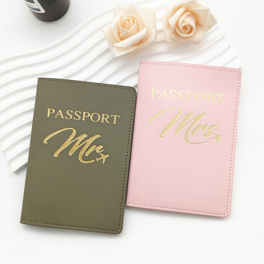 2 個セット Mr/Mrs 恋人カップル PU レザーパスポ - Men'S Accessories Case のレビューと価格