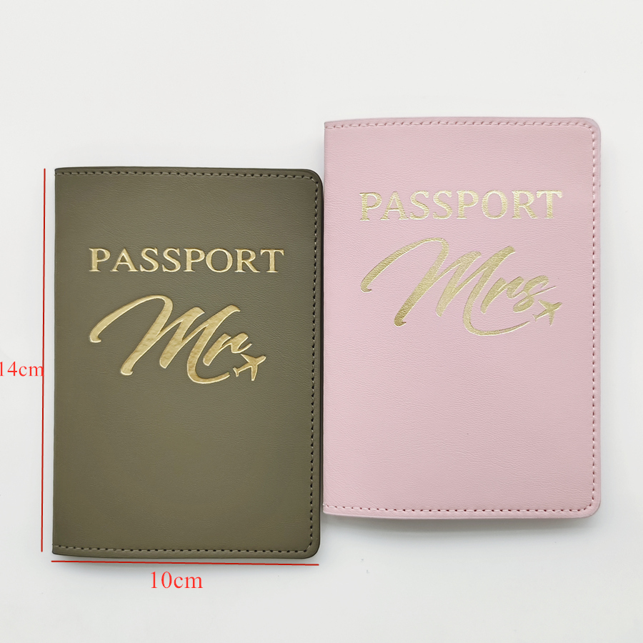 2 個セット Mr/Mrs 恋人カップル PU レザーパスポ - Men'S Accessories Case のレビューと価格
