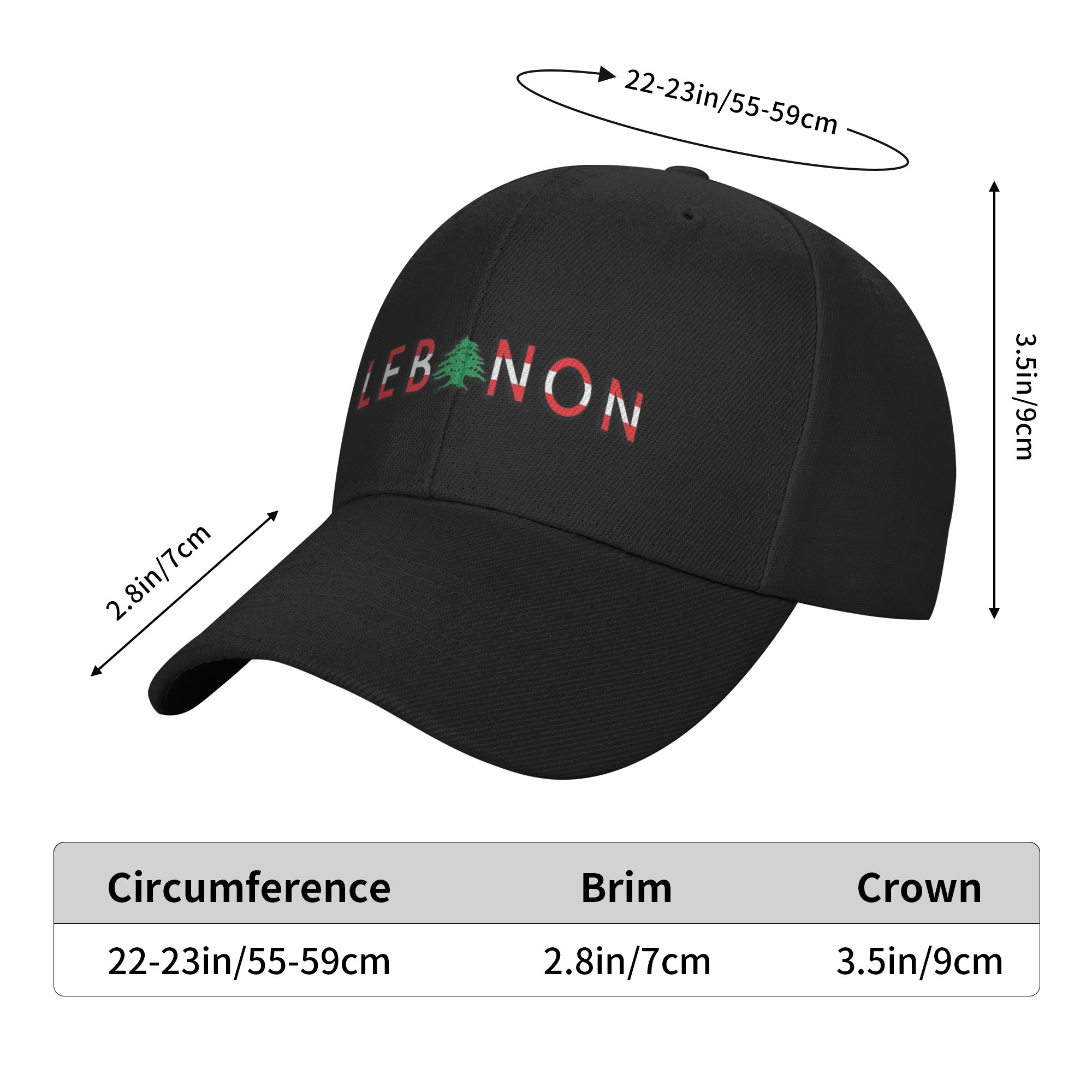 男性女性レバノン国旗ハートアクセサリー野球帽お父さん帽子ユニ - Men Accessories Lebanon のレビューと価格