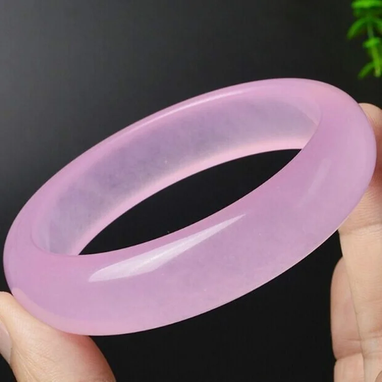 天然ピンクの翡翠ブレスレット,本物のチャーム,ジュエリーアク - Men Accessories For Hand のレビューと価格