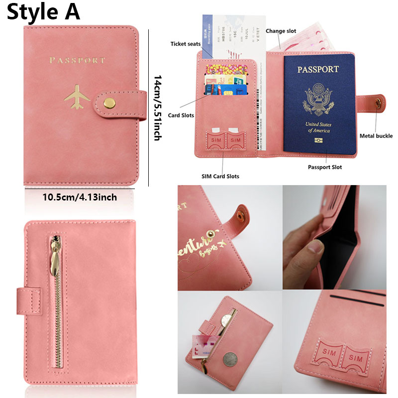 レザーパスポートホルダーカバーケース、旅行必需品、クレジット - Men'S Accessories Case のレビューと価格