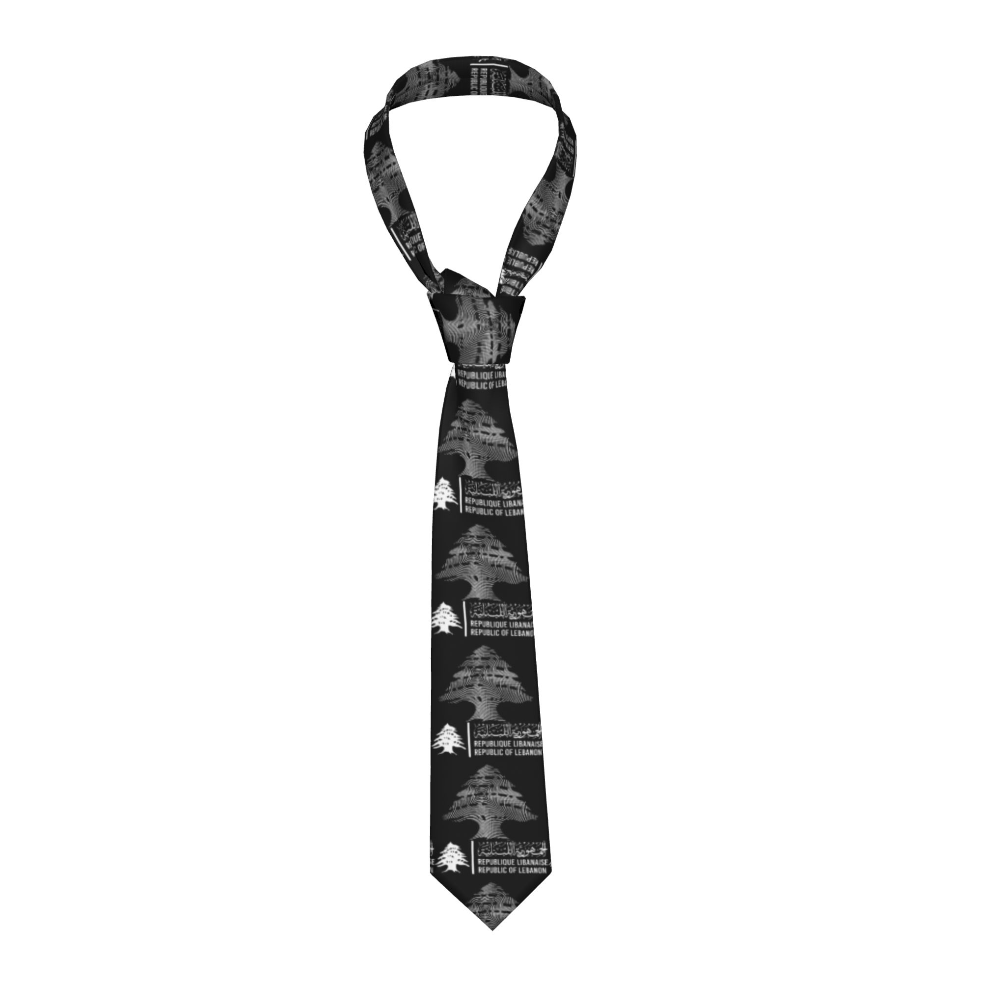 レバノン国旗地図ベイルート杉の木レバノンネクタイレトロトレン - Men Accessories Lebanon のレビューと価格