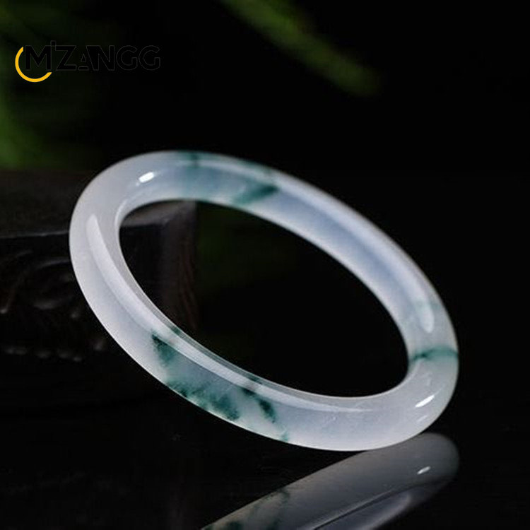 ナチュラルグリーンジェイドバングル,男性用高級ジュエリー,フ - Men Accessories For Hand のレビューと価格
