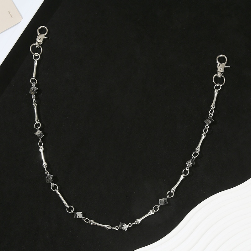 パンクロック・ヒップホップ・ユニセックス・ドッグボーン・ダイ - Men Accessories Chain のレビューと価格