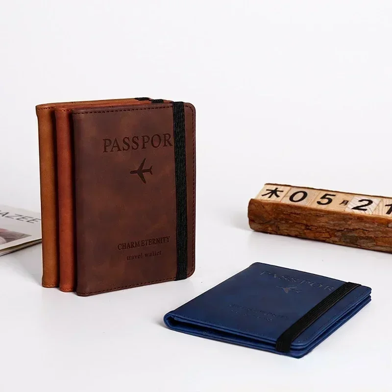 女性男性旅行パスポートホルダーカバーケース Pu レザークレ - Men'S Accessories Case のレビューと価格