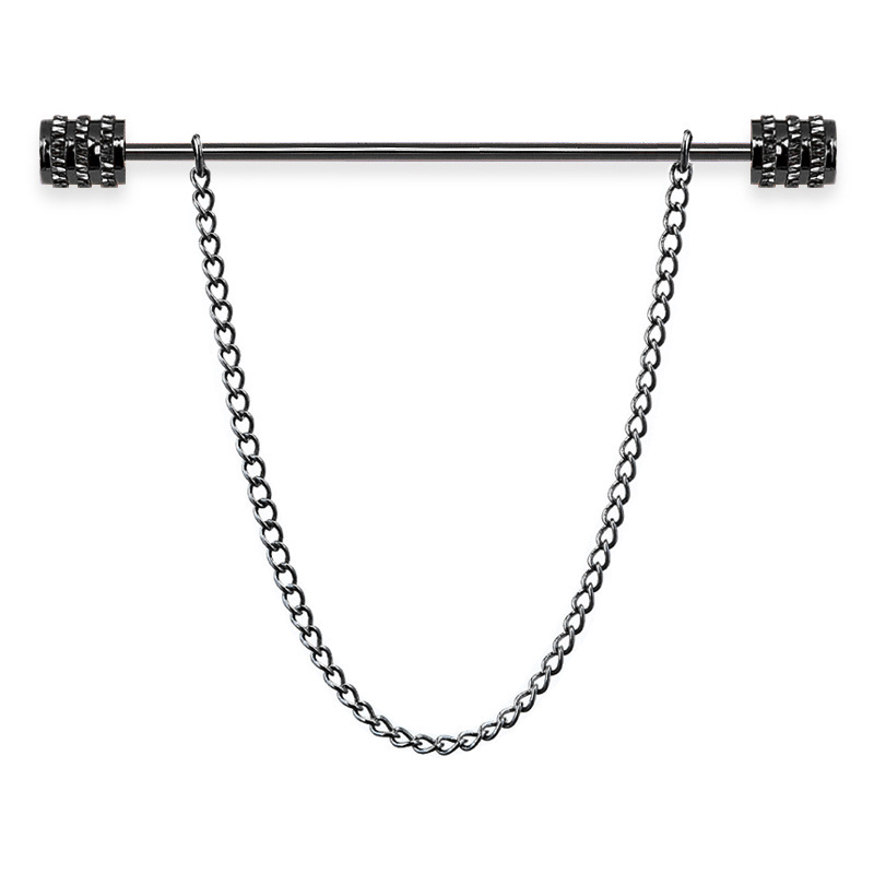 新しいメンズブローチシャツスタンドアップカラーピン固定クラス - Men'S Accessories Fashion のレビューと価格