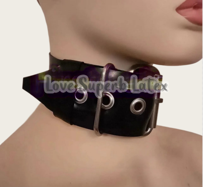 0.4 ミリメートルセクシーなラテックスネックチョーカーゴム - Men Accessories Chain のレビューと価格
