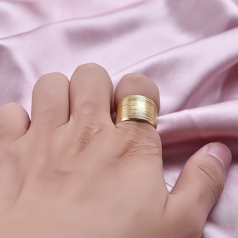男性と女性のための大きなステンレス鋼のリング,韓国のファッシ - Men Accessories Drawing のレビューと価格